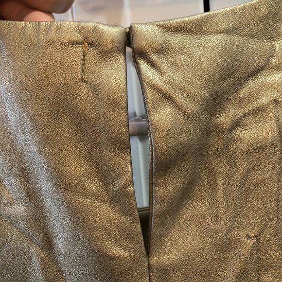 Vegan leather dress with pockets - Picture 2 of 4